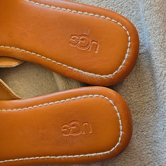 UGG Kenleigh Slide Women's Metallic Gold Sandals Summer Shoes Size 8 - Picture 8 of 14